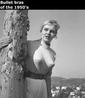 Why did women in the 40s have pointy boobs