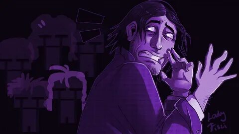 Purple Guy scared by ghost kids by LadyFiszi on DeviantArt