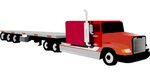 Multi-axle truck as a graphic image free image download