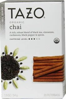 Купить Чай Tazo Organic Chai Black - 20 чайных пакетов: отзы