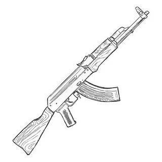 Ak 47 Without Stock Background Сток видеоклипы - iStock