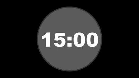 15 minute timer - YouTube