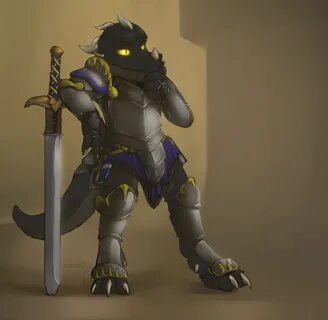 Comm - Kobold Paladin - Weasyl Paladin, Concept art characte