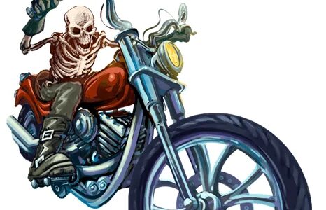 ghost rider bike body sticker - Clip Art Library