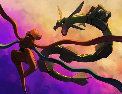 Deoxys vs Rayquaza Tales of Elysium by Haychel Pokémon oras,