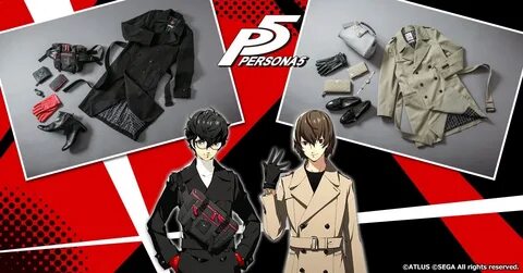 Persona 5 Akechi Goro Jacket Badge Premade Anime Game Cospla