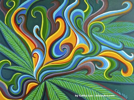 Cannabis paintings search result at PaintingValley.com