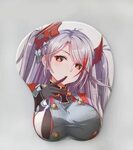 Cute Girl Game Boobs Mouse Pad Height 4cm 3D Breast Oppai Mo