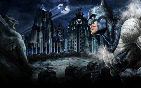 Batman Gotham City Background Wallpaper 26969 Hi-Resolution 