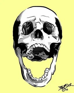 screaming skull drawing - Google Search Screaming skull, Sku