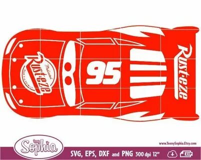 Lightning Mcqueen Svg Cut File - Layered SVG Cut File - All 