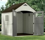 7x7 Shed Rubbermaid Zero, Supply And Fit Plastic Garden Shed