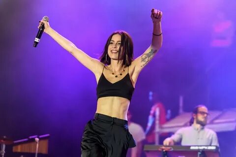 LENA MEYER-LANDRUT Performs at Peace by Peace Festival 06/01