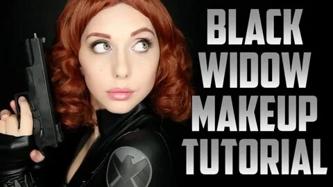 BLACK WIDOW MAKEUP TUTORIAL - YouTube