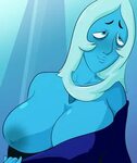 blue diamond steven universe areolae blue hair blue nipples 