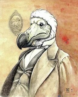 Victorian Dodo by Mark R Hansen in 2022 Bird drawings, Dodo,