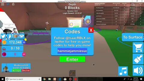 Mining Simulator: 18 Codes - YouTube