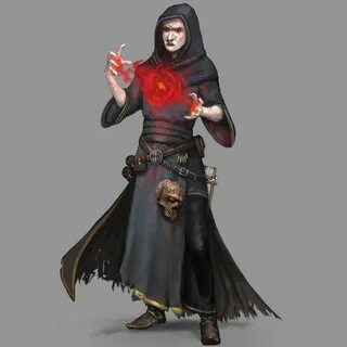 Dark Warlock Fantasy wizard, Roleplay characters, Concept ar