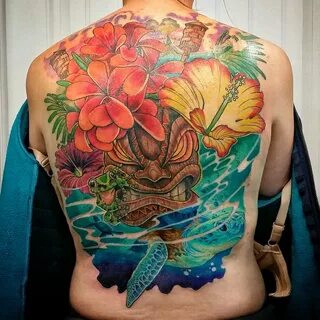 Татуировки в гавайском стиле (59 фото)