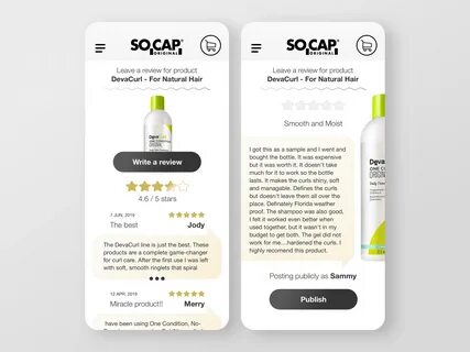 Dribbble - socap_review_section.png by Vice Rukavina