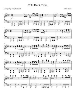 Cold Duck Time Sheet music for Piano (Solo) Musescore.com