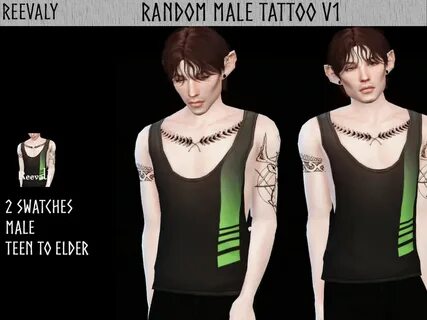 The Sims Resource - Goth - Male Tattoos