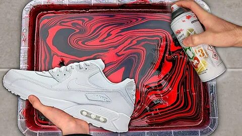 HYDRO Dipping AIR MAX 90!! 🎨 👟 - YouTube
