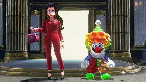 Super Mario Odyssey - All Pauline Appearances - YouTube