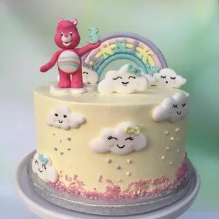 Care Bear by Martina Twin birthday cakes, Care bear cakes, F