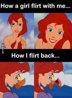 How a girl flirt with me Disney princess memes, Funny disney