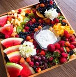 Fruit Platter with Watermelon, Berries, and More! by the_blo