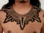 50 Traditional Aztec Tattoos For Chest - Tattoo Designs - Ta