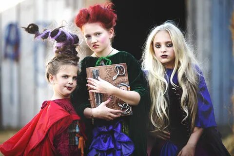 Hocus Pocus, Sanderson Sisters Halloween Costume children. P