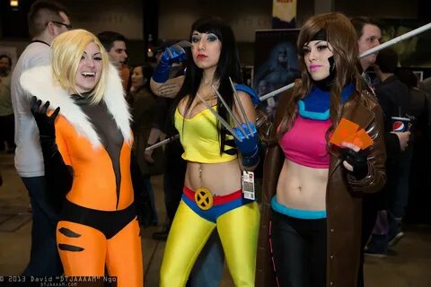 Sabretooth, Wolverine, and Gambit, Rule #63. Photo by Djtaaa