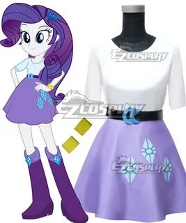 My Little Pony Equestria Girls Rarity Cosplay Costume - купи