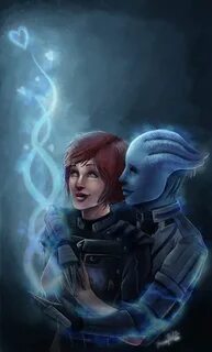 Немного магии - Фан-арт Mass Effect 3
