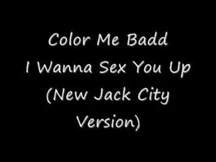 Color Me Badd - I Wanna Sex You Up Chords - Chordify