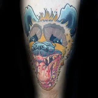 60 Hyena Tattoo Designs For Men - Animal Ink Ideas