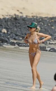 Stephanie Pratt in a Leopard Bikini - Hawaii, March 2019 * C