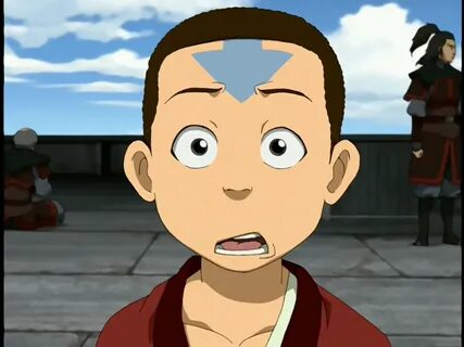 Sticker de yakone sur atla other aang avatar stupefait