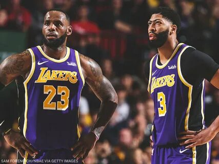 LeBron and AD are the first pair of Lakers teammates to comb
