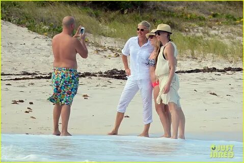 Ellen DeGeneres & Portia De Rossi: Holding Hands in St. Bart