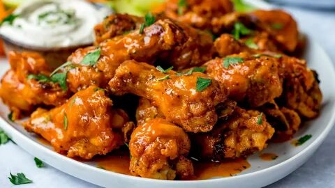 Buffalo Chicken Wings - Super Crispy Wings with a Super easy