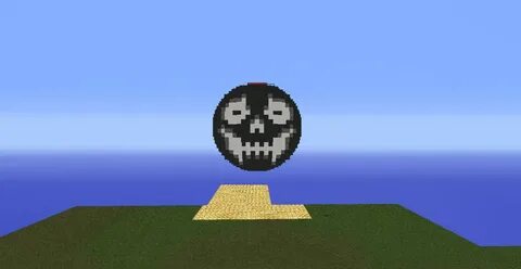 3d Skull Pixel Minecraft Map All in one Photos
