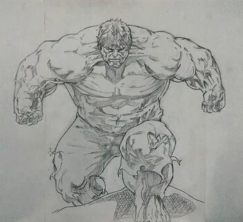 The Incredible Hulk Drawing by Shubham Gupta Pixels