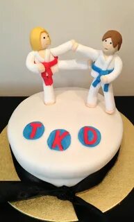TKD cake / Martial arts figures