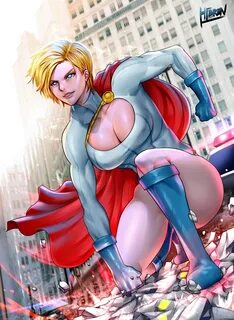 Порно Комикс Power Girl