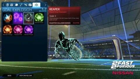 Rocket League: Unboxing Reaper Goal Explosion - YouTube