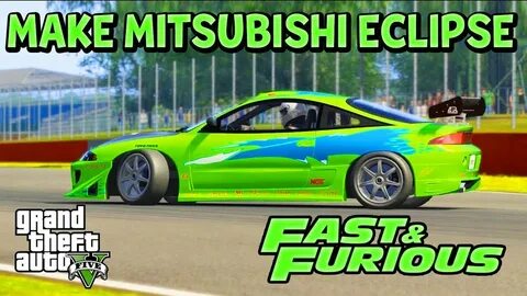 How To Make PAUL WALKER'S Mitsubishi Eclipse From FAST & FUR
