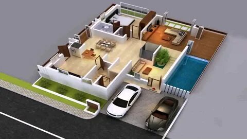 47+ Popular Ideas 1000 Sq Ft House Plans 2 Bedroom 3d
